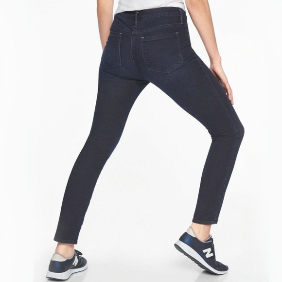 NWT Athleta Overdye Ankle Skinny Sculptek Jeans Size 0 - Picture 2 of 6